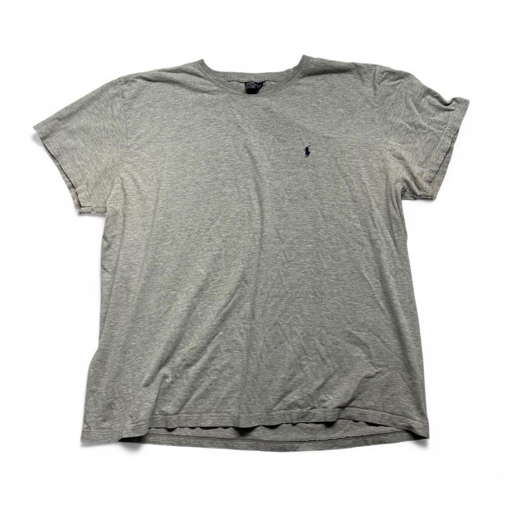 Polo Ralph Lauren Mens XL Gray Short Sleeve Crewneck Pony Logo T-Shirt 0242